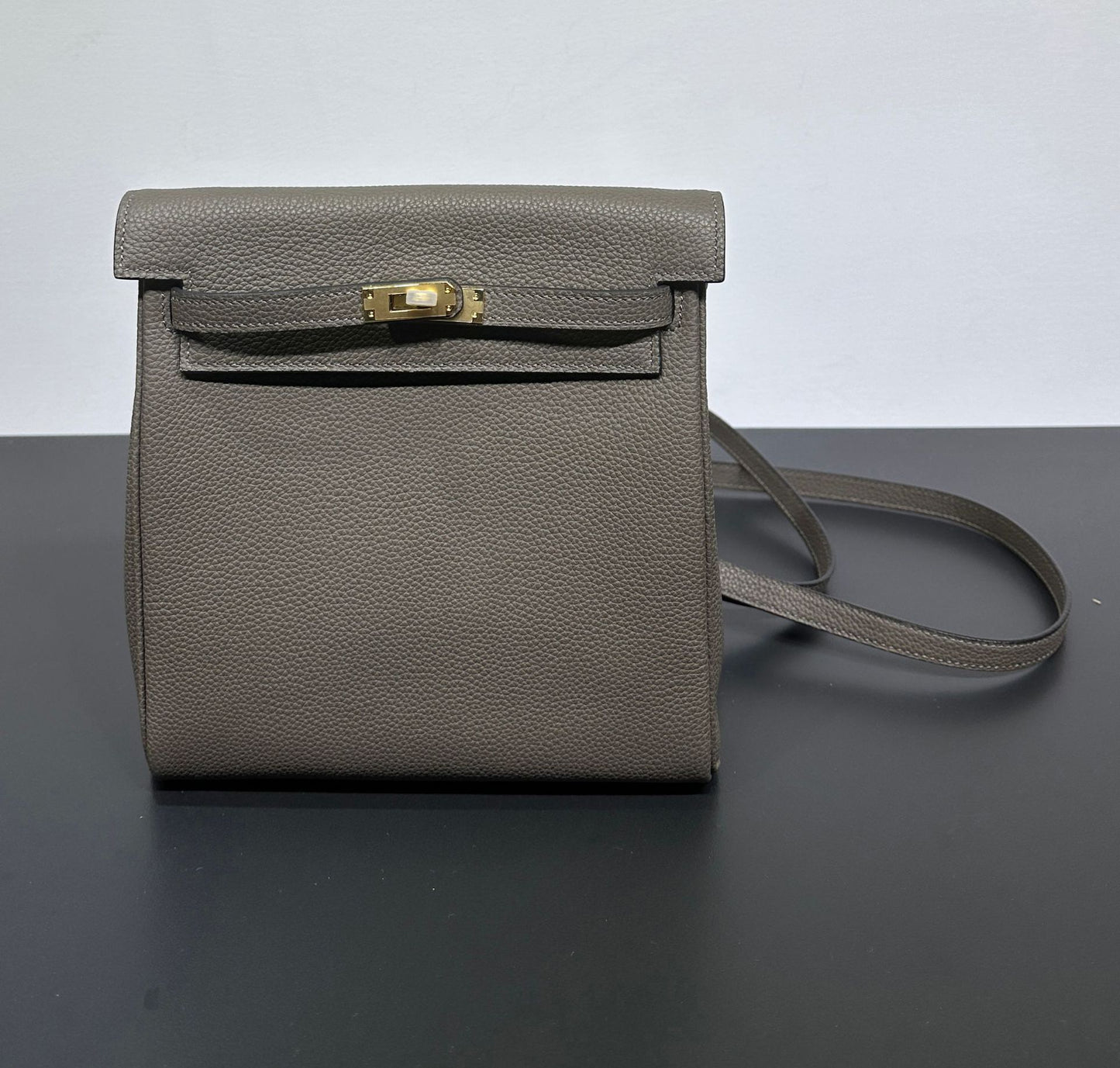Women's Retro High-grade Kelly Genuine Leather Backpacks