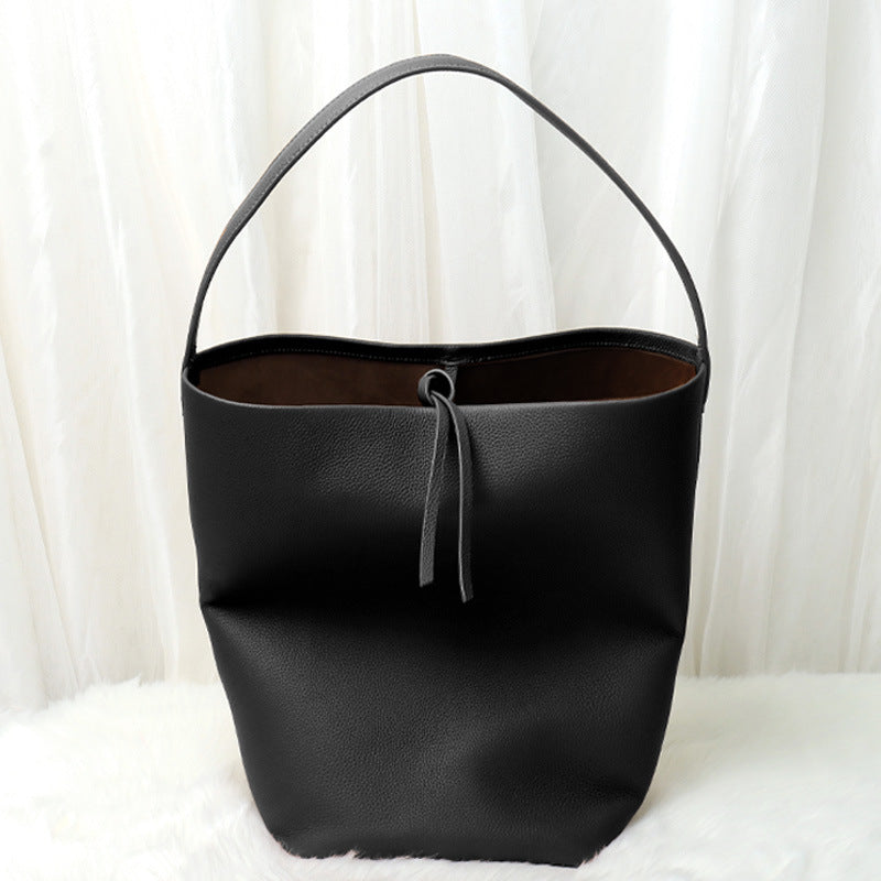 Style Genuine Leather Large Capacity One Shoulder Bags