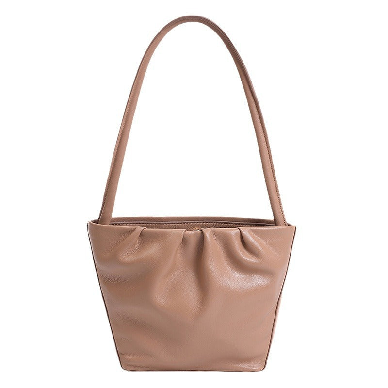 Women's Classy Sheepskin Design Fashion Underarm Shoulder Bags