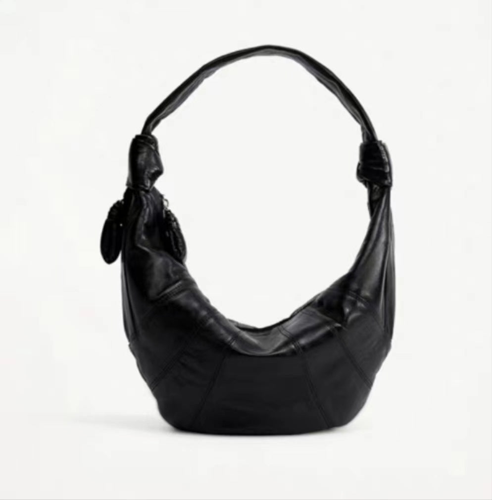 Idle Style Croissant Sheepskin Niche Dumpling Crossbody Bags