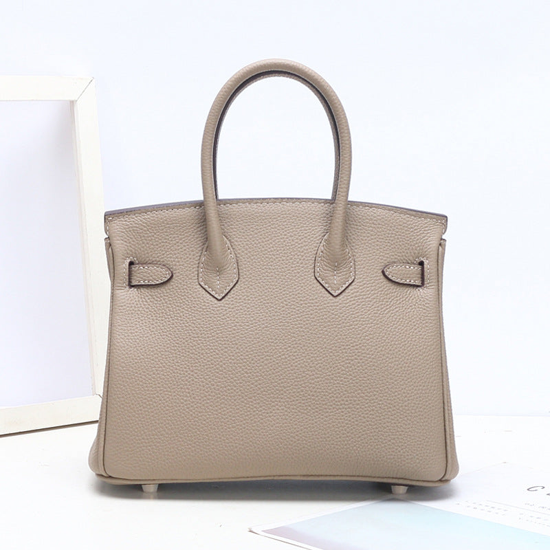 Women's Grain First Layer Cowhide Genuine Leather Handbags