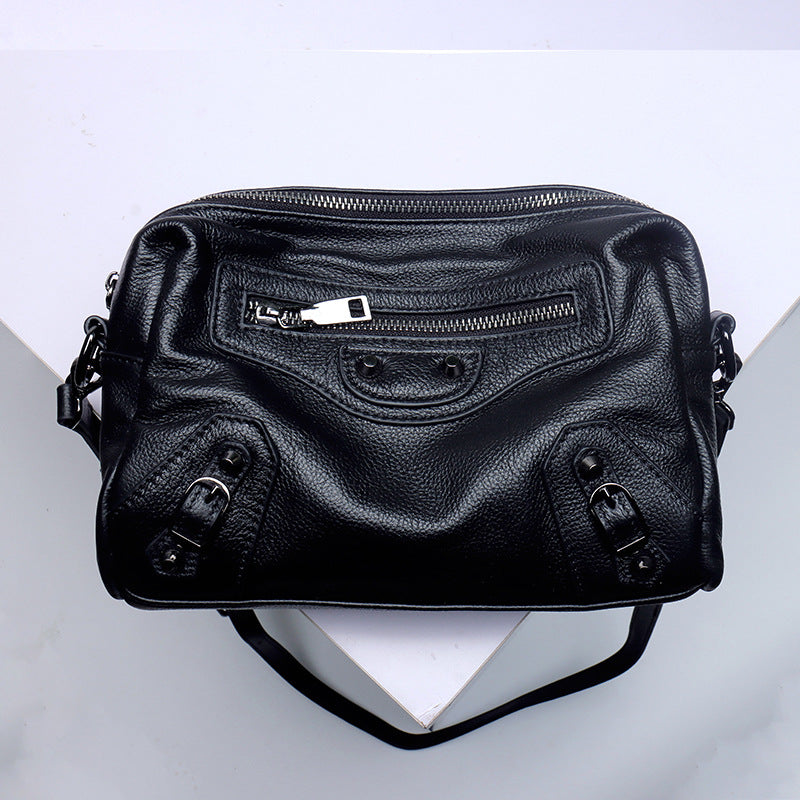 Women's First Layer Cowhide Leather Soft Fashion Handbags