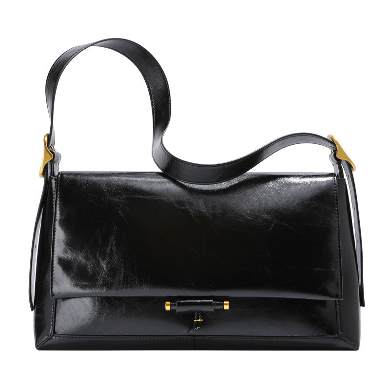 Women's Leather Large Capacity Underarm Cui Commuter Crossbody Bags