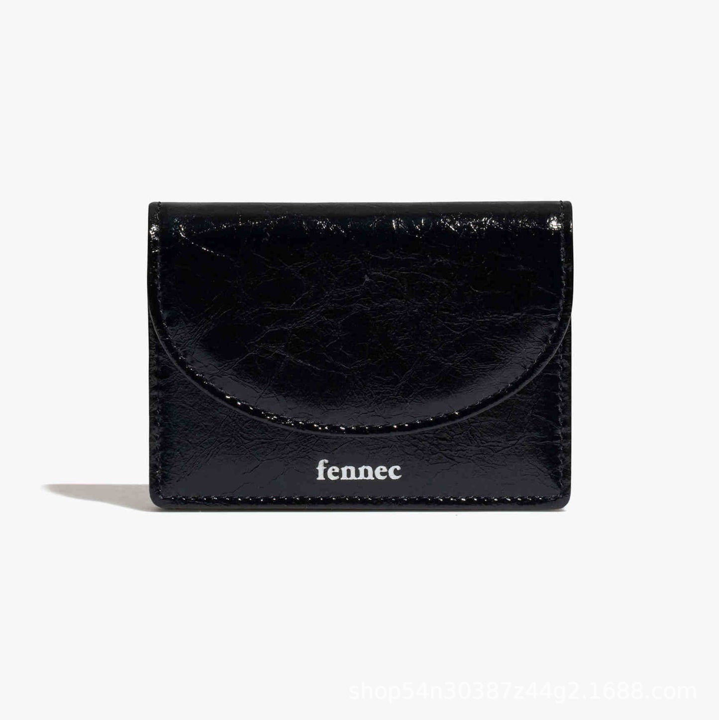 Semicircle Three Cute Folding Cowhide Cash Ladies Wallets