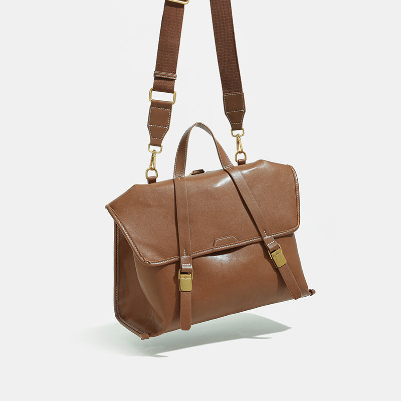 Pattern Document High-grade Genuine Leather Large Backpacks