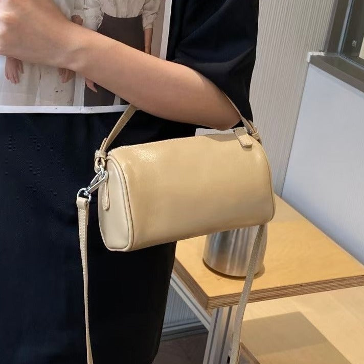 Women's Layer Cowhide Underarm Fashion Advanced Texture Genuine Crossbody Bags