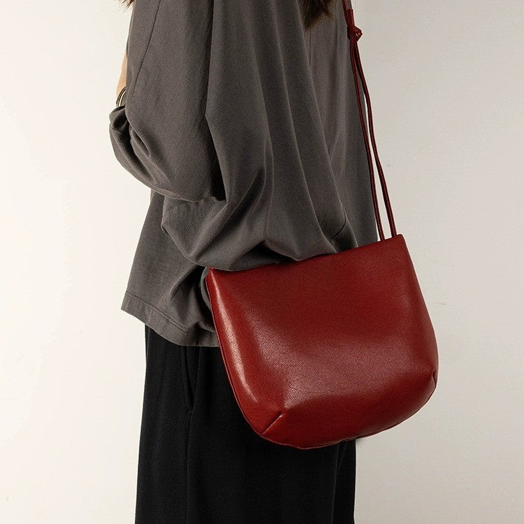 Women's Genuine Leather Retro Fashion Saddle Crossbody Bags