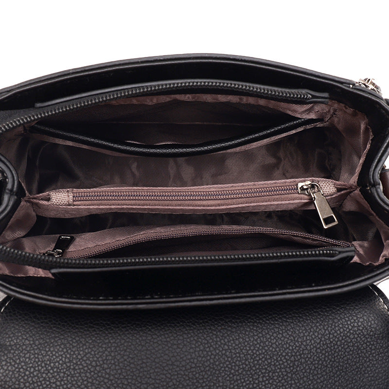 Women's Pattern Large Capacity Fashion Textured Doctor Shoulder Bags