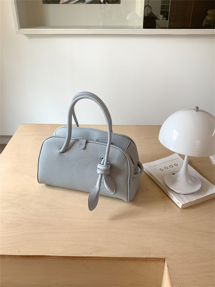 Women's Capacity Matte Leather Commuter Hand Niche Handbags