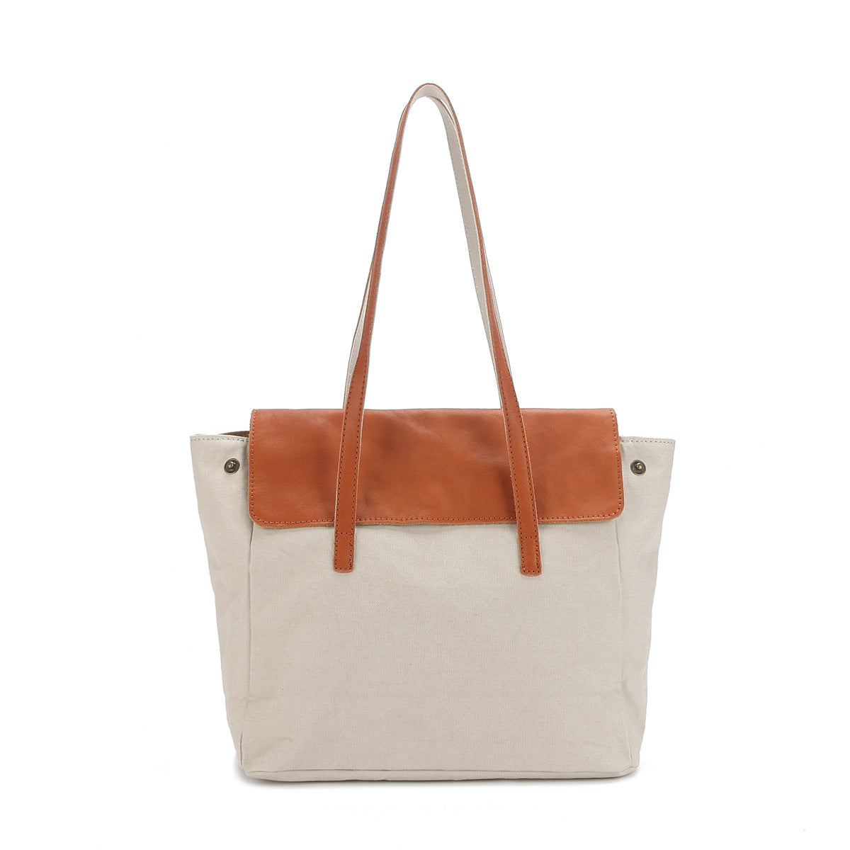 Women's Vegetable Tanned Leather Large Capacity Trendy Shoulder Bags