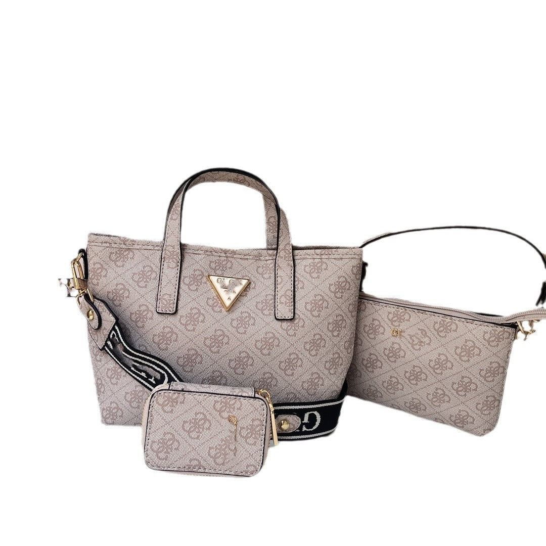 Women's Size Mother Fashion Printed Simple Shoulder Bags