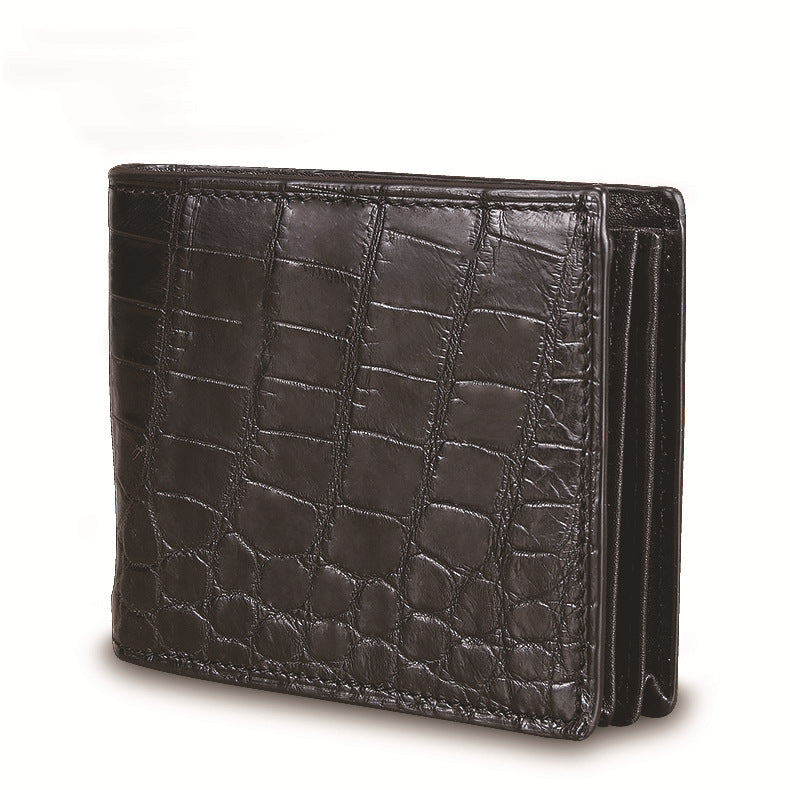 Men's Thailand Crocodile Leather Business Genuine Short Men's Wallets