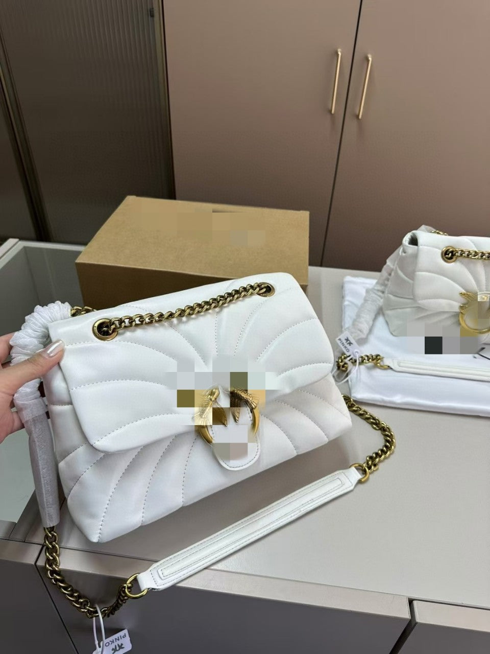 Women's Chain Swallow Wine God Leather Shoulder Bags