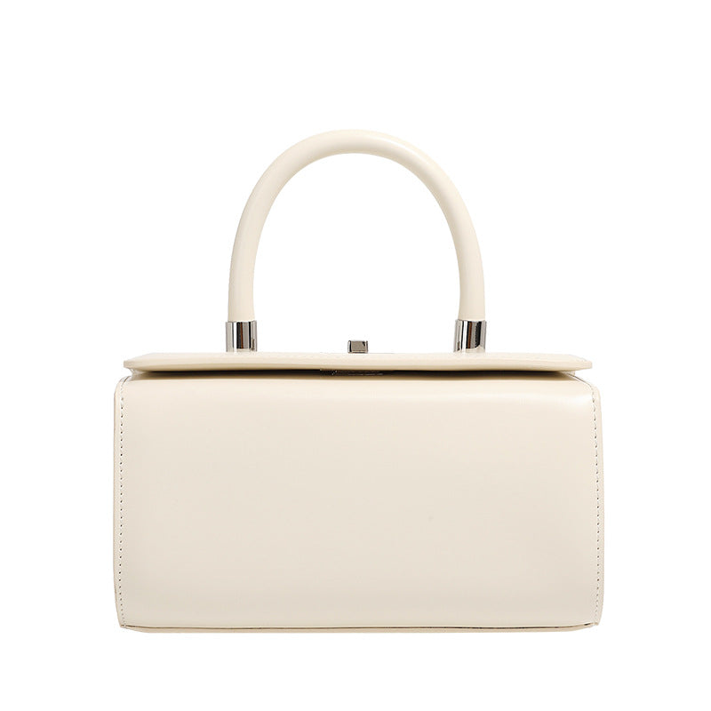 Women's High-grade Cowhide Portable Fashion Simple Doctor Bags