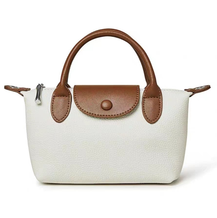 Women's Luxury Dumpling Genuine Leather First Layer Cowhide Large Handbags
