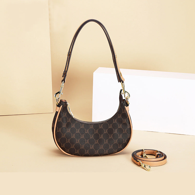 Women's Advanced Baguette Arc Selenodont Underarm Retro Shoulder Bags