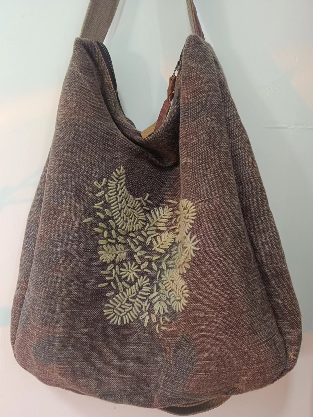 Women's Cloth Canvas Retro Cotton Linen Simple Shoulder Bags