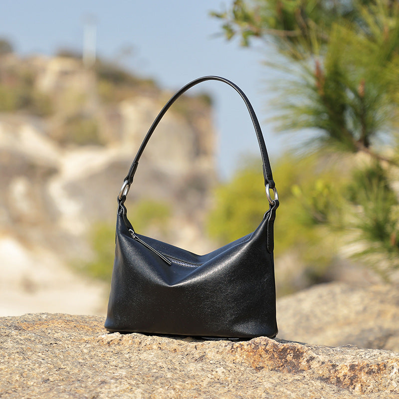 Top Layer Vegetable Tanned Pattern Cowhide Crossbody Bags
