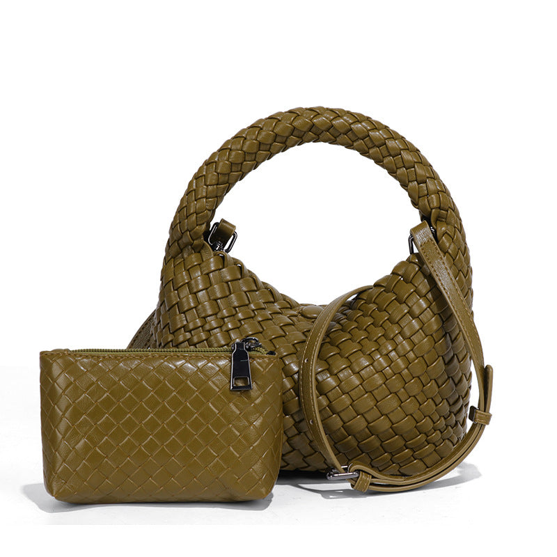 Women's Design High-grade Vegetable Basket Woven Springtide Crossbody Bags