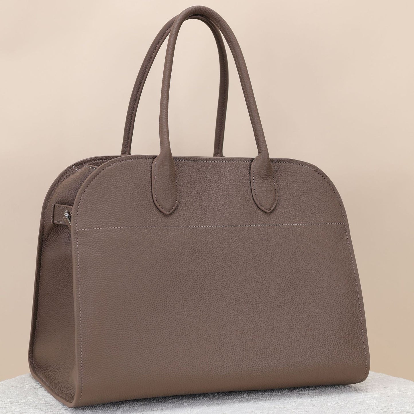 Women's Pattern Top Layer Cowhide Large Capacity Handbags