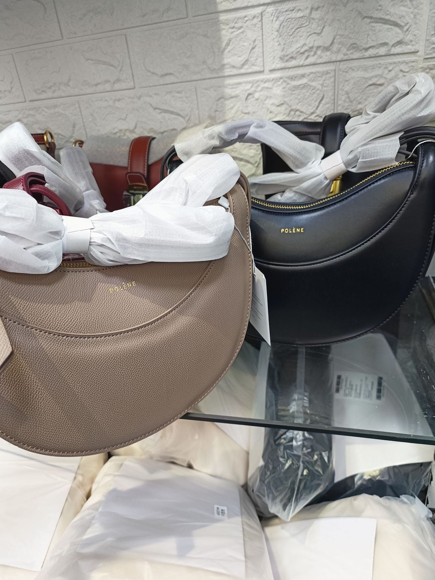 Women's French Saddle Half Moon Underarm Crossbody Bags