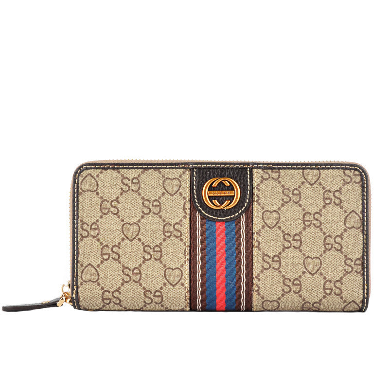 Women's Long Genuine Leather Large Capacity Clutch Ladies Wallets
