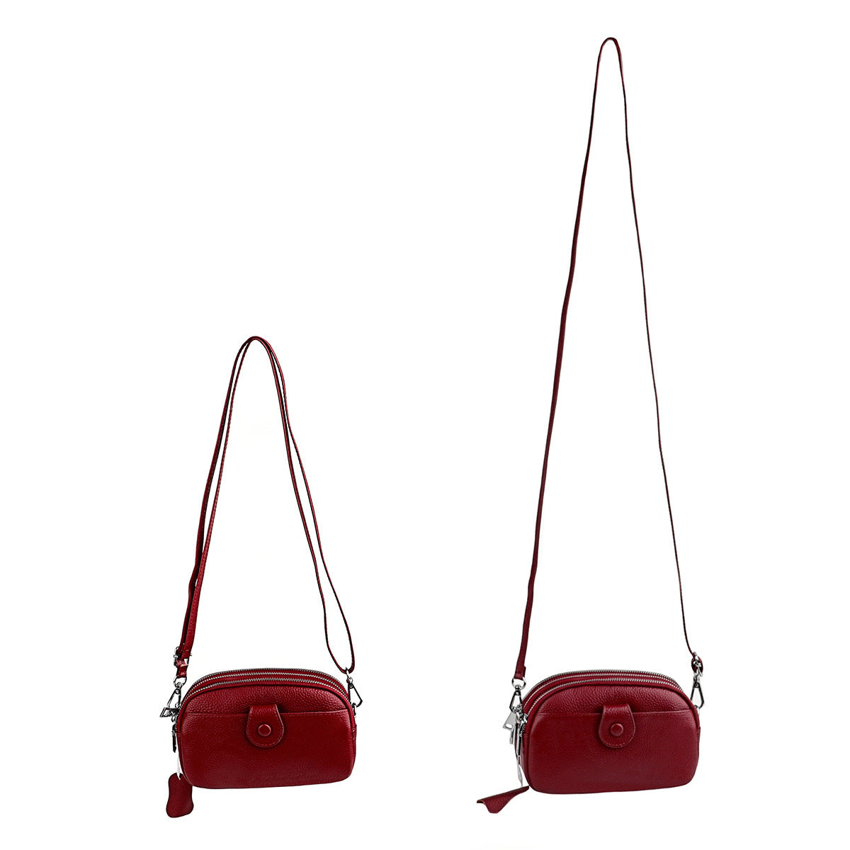 Genuine Leather For Fashion Cattlehide Large Capacity Shoulder Bags