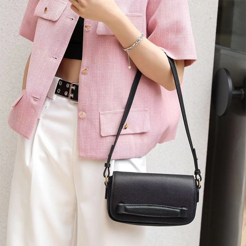 Women's Korean Style Genuine Leather Design Cowhide Handbags