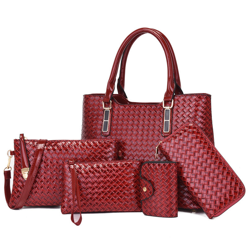 Women's Korean Style Fashion Large Capacity Woven Bags