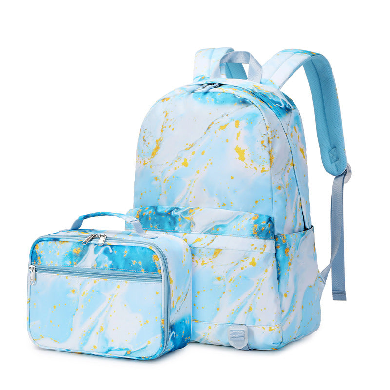 Trendy Two-piece Set Female High Printing Backpacks