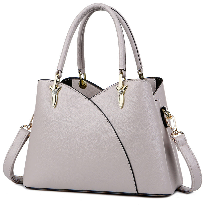 Glamorous Women's Soft Leather Mother Simple Bags