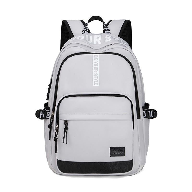 Men's Korean Trendy Large Capacity Leisure Junior Backpacks