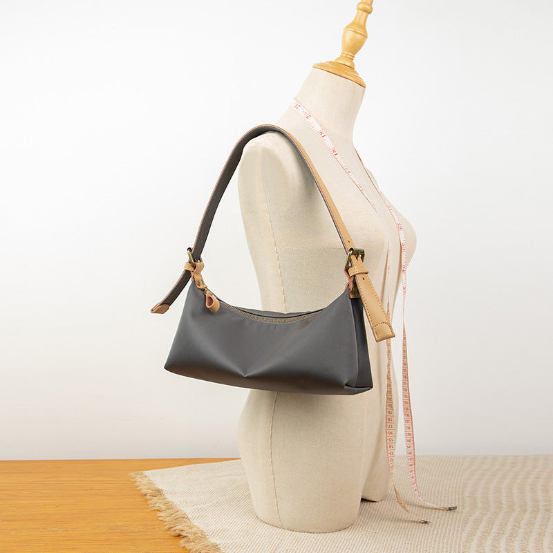 Women's Cloth Canvas Nylon Trendy Fashion Baguette Handbags