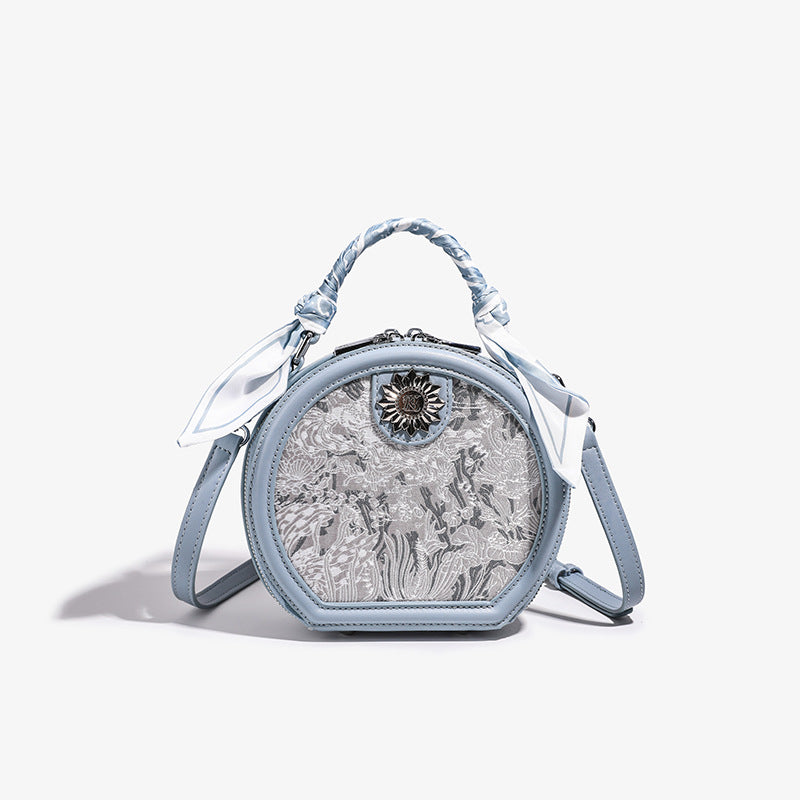 Women's Light Luxury High-grade Chinese Style Round Crossbody Bags