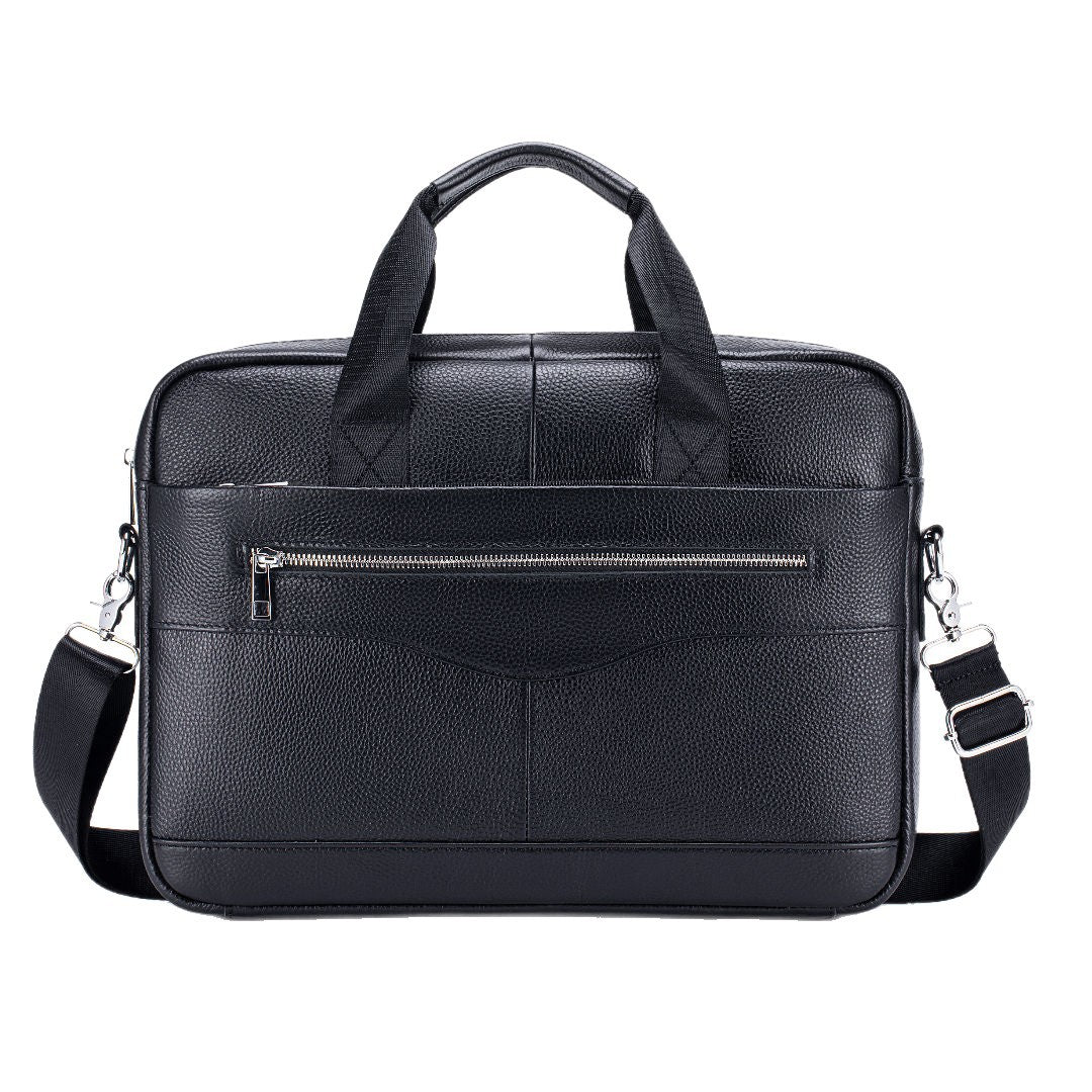Men's Portfolio Retro Leather Large Capacity Business Men's Handbags