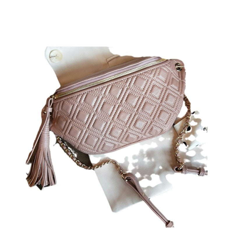 Women's Bundy Fashion Trendy First Layer Cowhide Bags