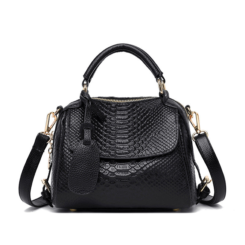 Women's Pattern Large Capacity Mom Retro Solid Handbags