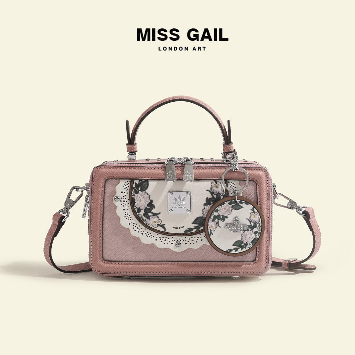 Women's Minority Design Flower Box Summer High Crossbody Bags