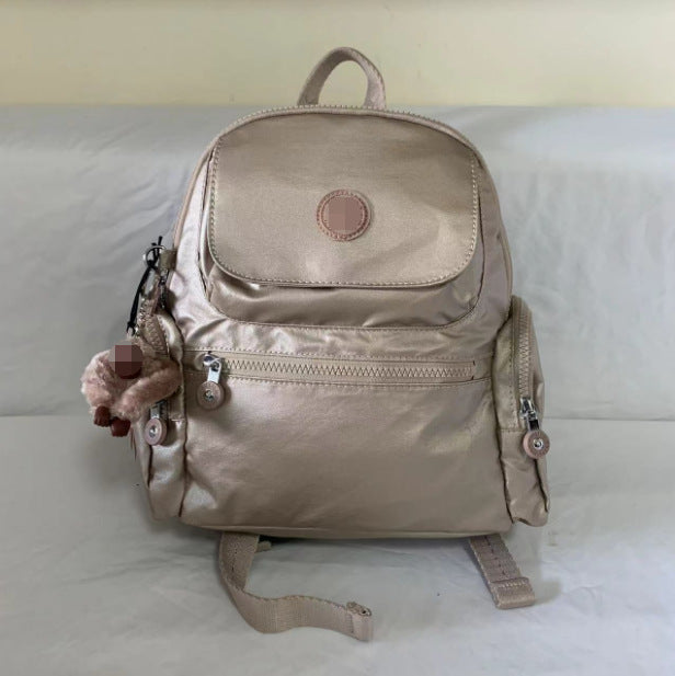 New Elegant Nylon Home Monkey Medium Backpacks