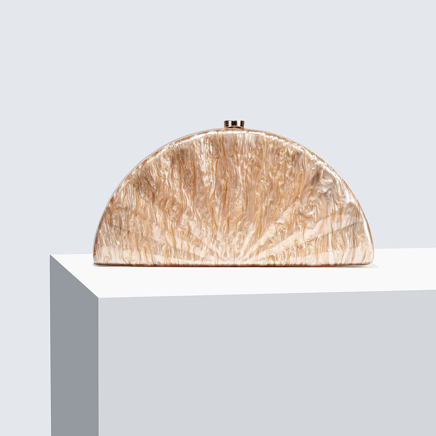 Women's Semicircle Fan-shaped Acrylic Fashion Wedding Dinner Bags