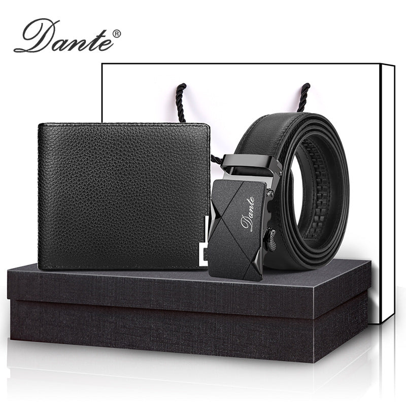 Men's Genuine Cattlehide Leather Surface Practical Suit Men's Wallets