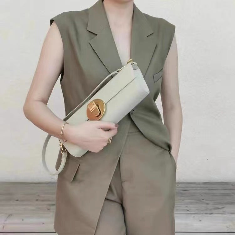 Women's Baguette Cans Retro Underarm Niche Armpit Bags