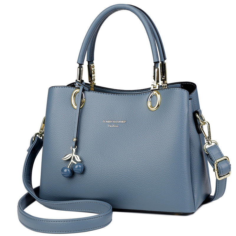 Women's Cool Simple Soft Leather Mother Handbags