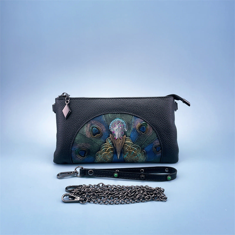 Women's Genuine Leather Clutch To Give Mom Handbags
