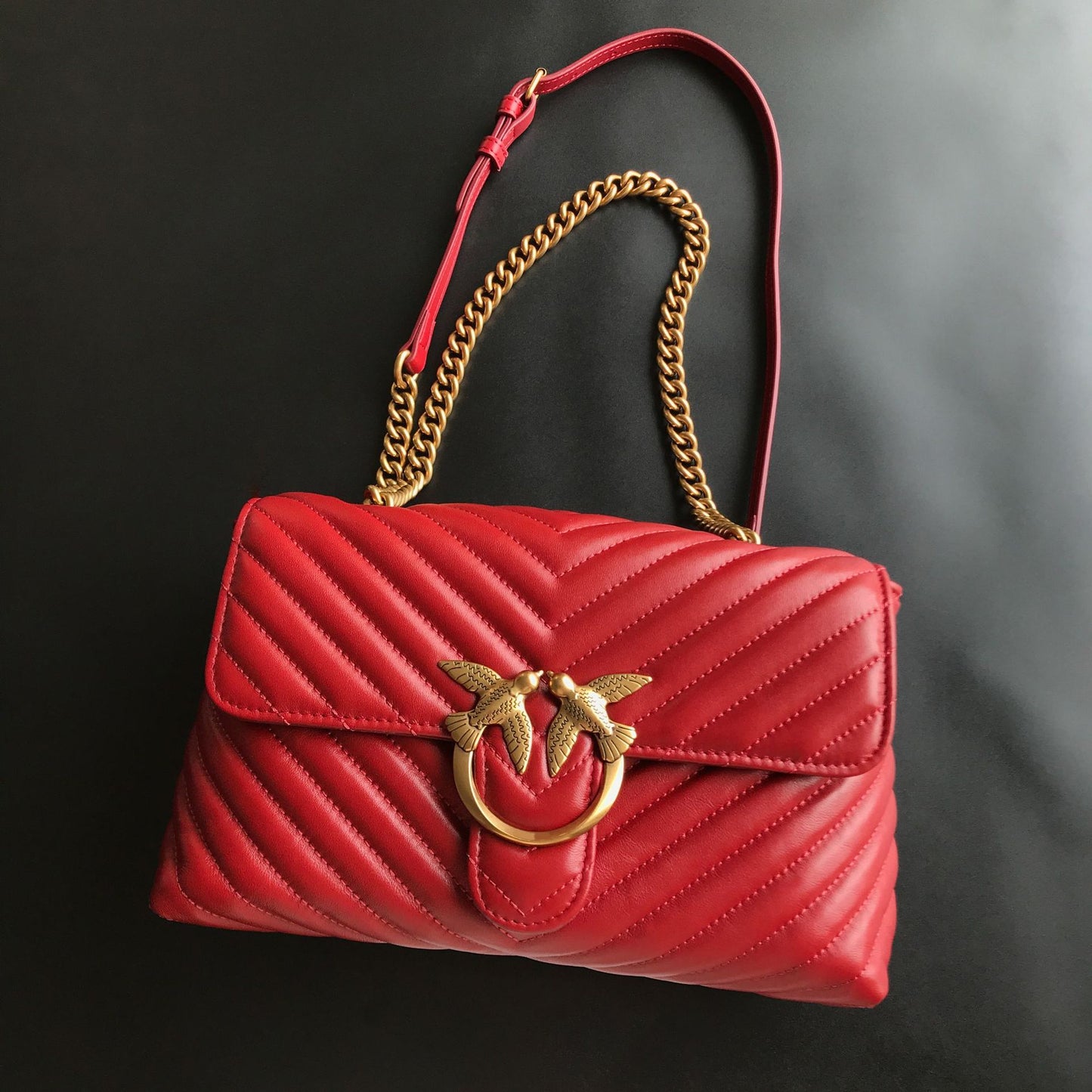 Women's Sheepskin Pillow Embroidery Thread Puff Chain Crossbody Bags