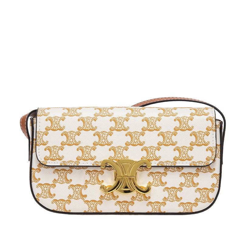 Women's Triumphant Underarm French Stick Solid Color Crossbody Bags
