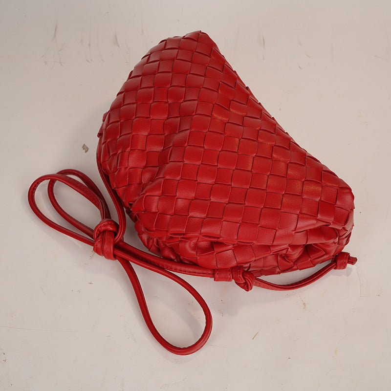 Women's Woven Cloud Korean Fashion Dumpling Underarm Crossbody Bags