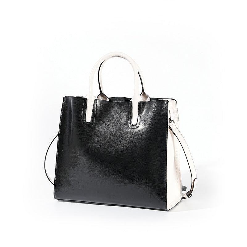 Women's Fashion Genuine Leather Commute Large Capacity Bags