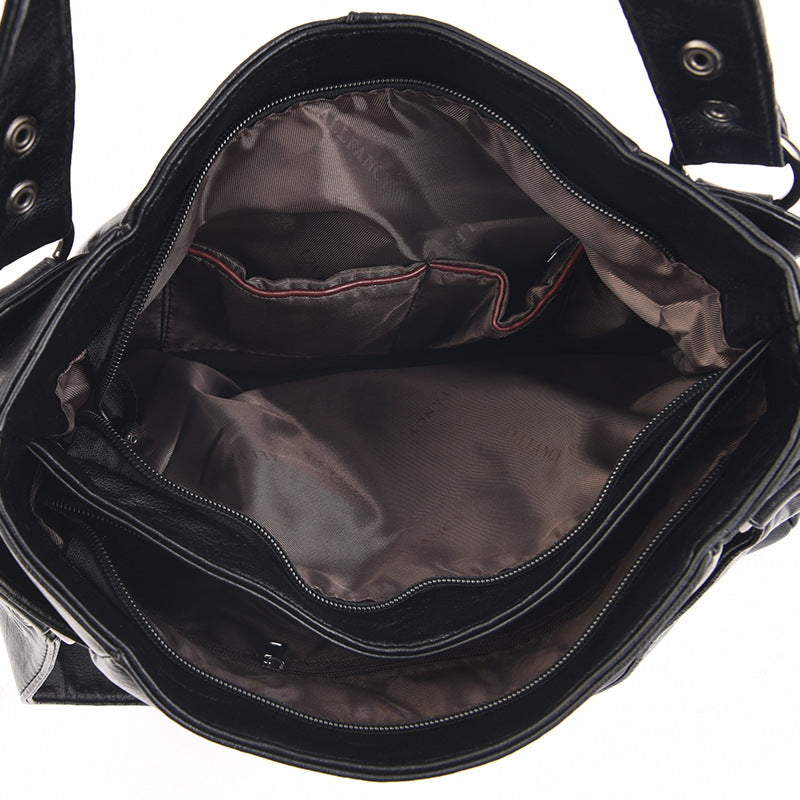 Women's Large Capacity Pleated Fashion Versatile Shoulder Bags