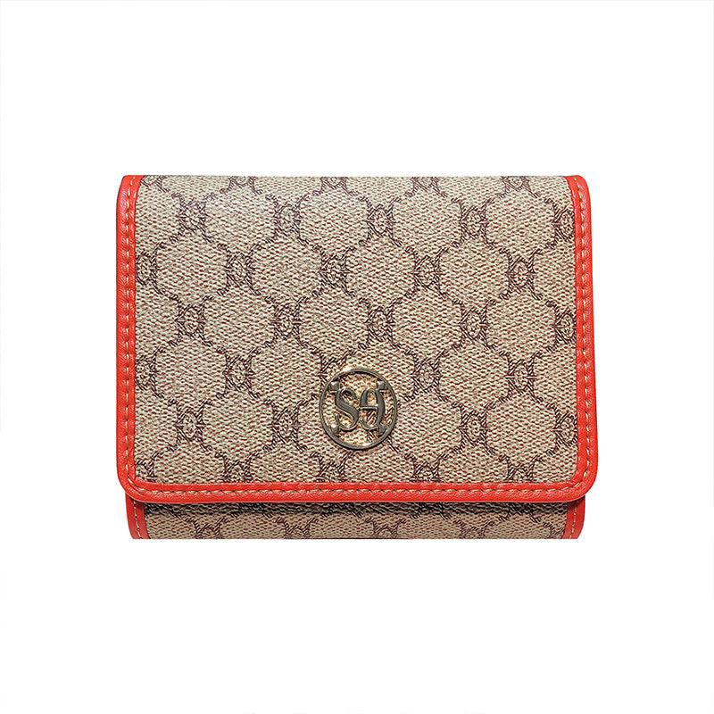 Women's Short Leather Large Capacity Simple Versatile Card Holder